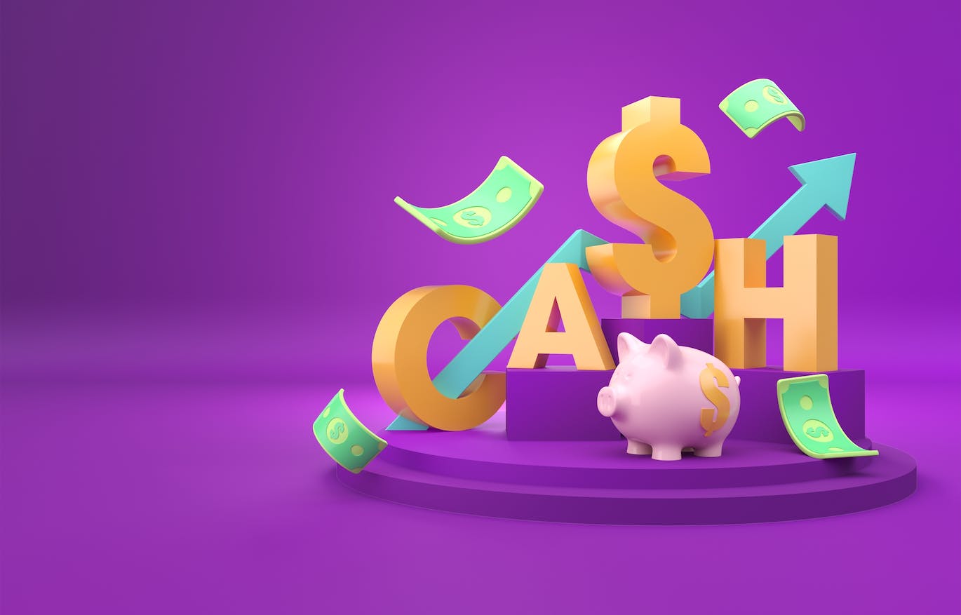 投资理念3D插画psd素材 Set Investment Concept 设计素材 sucaiwan.com