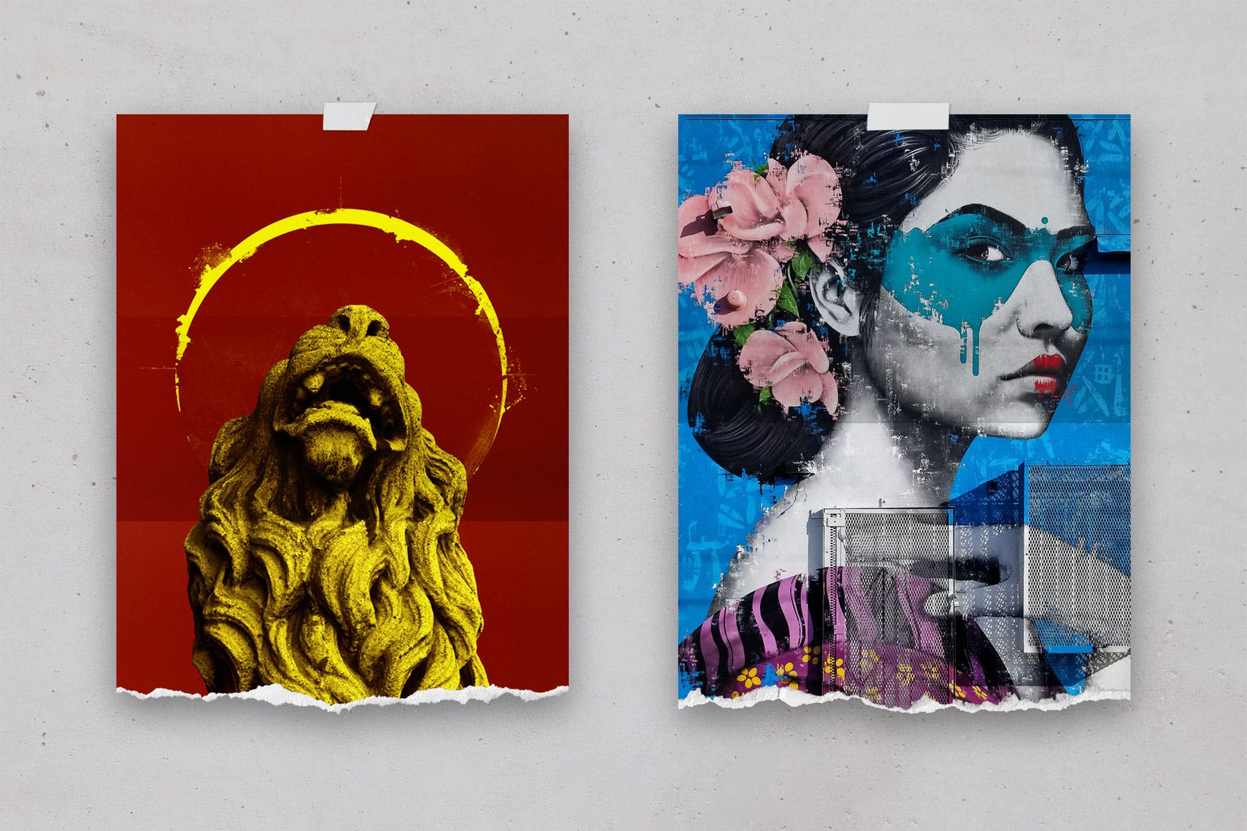 折叠纸张纹理包 Folded Paper Textures Pack 图片素材 sucaiwan.com