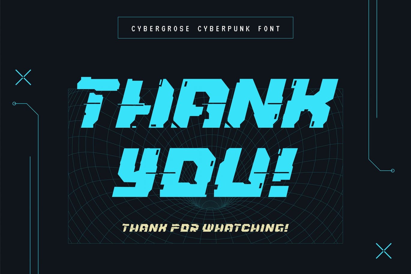 未来赛博朋克风字体素材 Cybergrose – Cyberpunk Display Font 设计素材 第7张-素材湾丨精选海外优质设计素材资源 未来赛博朋克风字体素材 Cybergrose – Cyberpunk Display Font 设计素材 sucaiwan.com