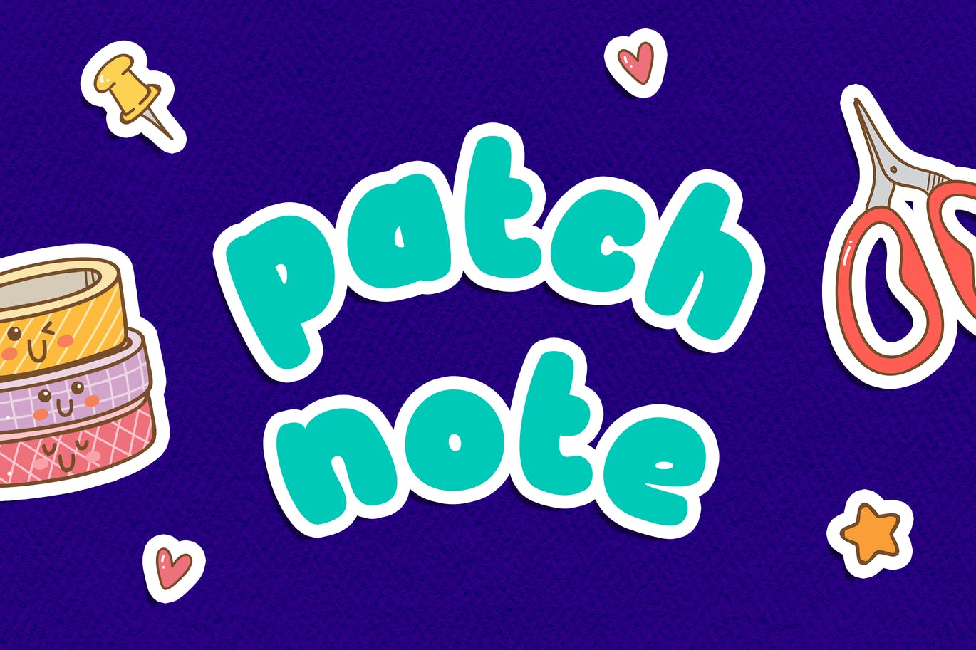 儿童书籍无衬线字体素材 Patch Note – Kids Font 设计素材 sucaiwan.com