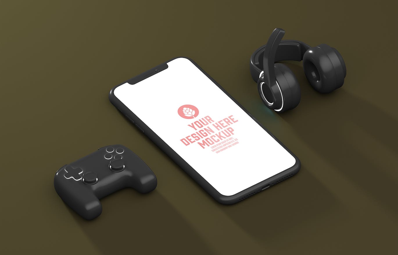 3D外设元素多媒体设备屏幕UI样机图psd素材 Set Multimedia Devices Mockup 样机素材 sucaiwan.com