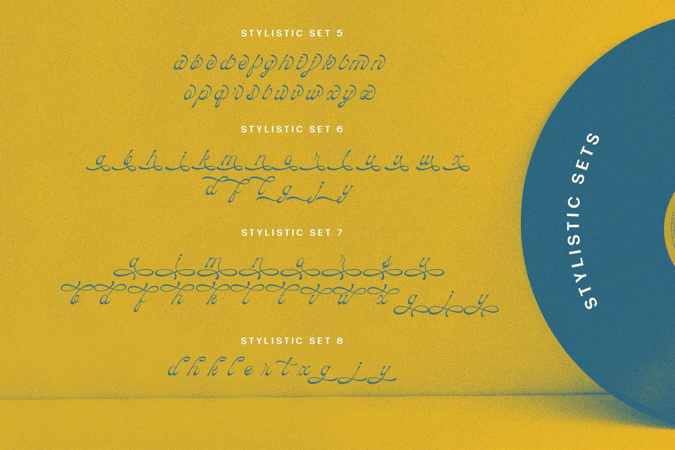 70年代风格音符字体素材 Hulahoy Typeface 设计素材 sucaiwan.com