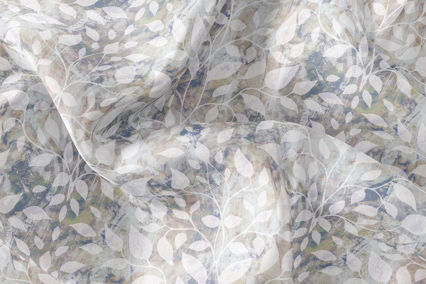 4个复古花卉枝叶背景壁纸 4 Antiqued Wallpapers 图片素材 sucaiwan.com