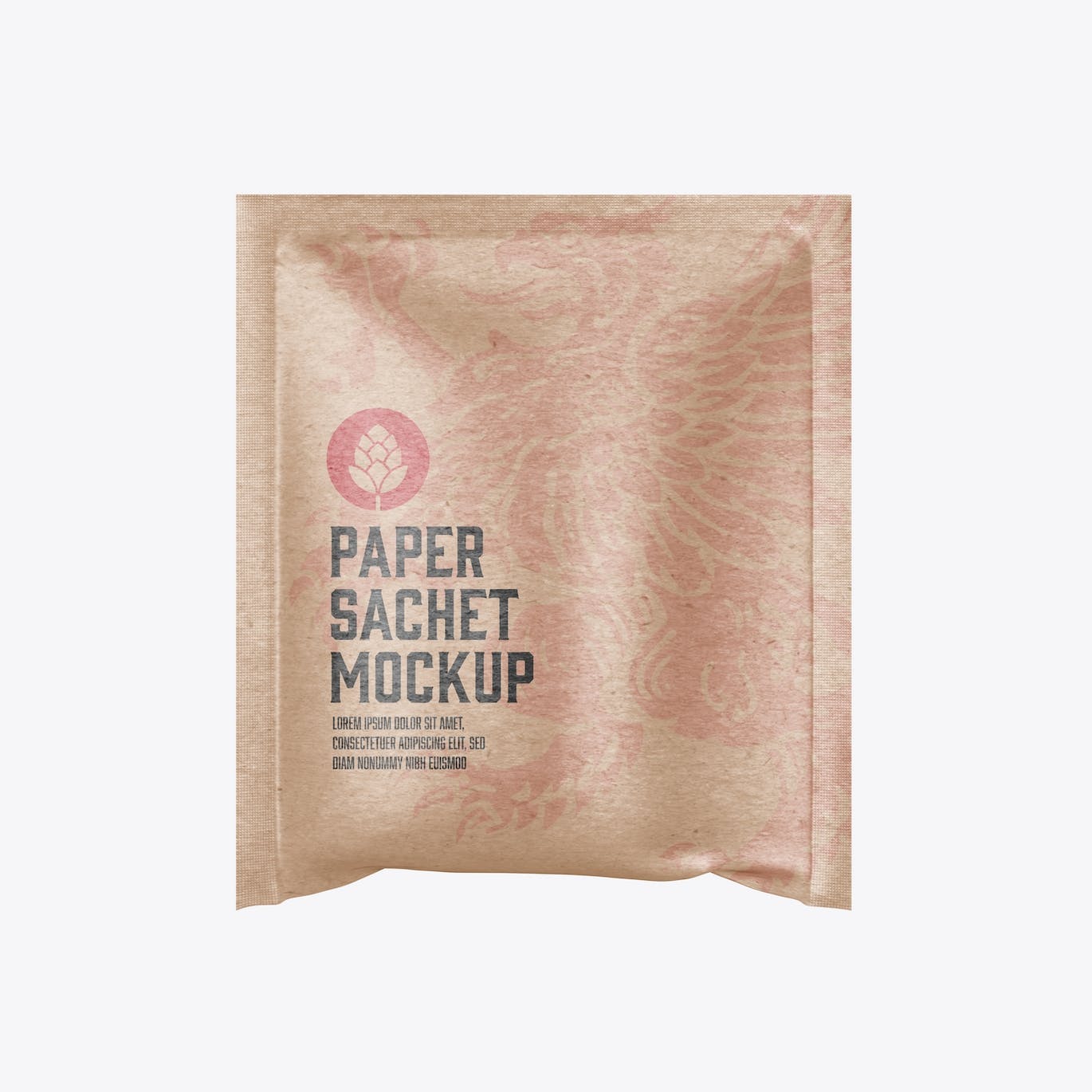 牛皮纸袋包装设计样机图 Kraft Sachet Mockup 样机素材 sucaiwan.com