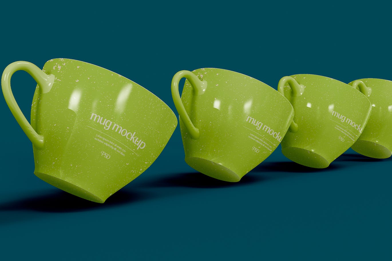 陶瓷咖啡马克杯杯身设计样机模板v7 Ceramic Mugs Mockup 样机素材 sucaiwan.com