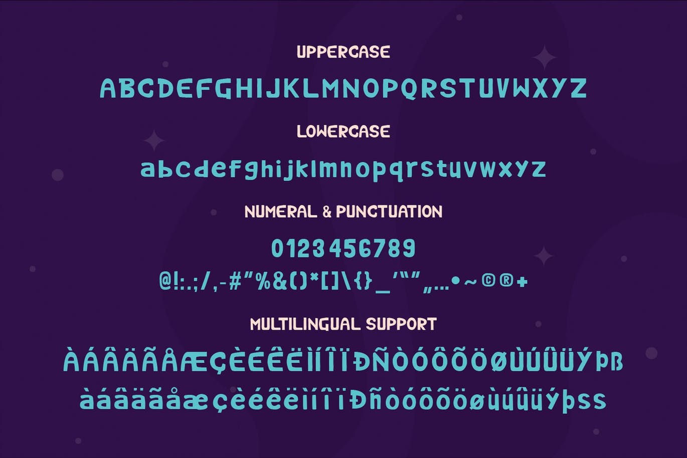 粗体风格无衬线字体素材 Mokupoku | Playful Font 设计素材 第2张-素材湾丨精选海外优质设计素材资源 粗体风格无衬线字体素材 Mokupoku | Playful Font 设计素材 sucaiwan.com