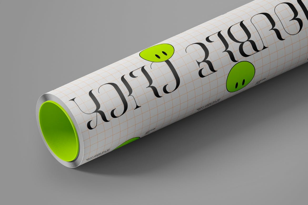 卷轴包装纸设计样机图psd模板 Wrapping Paper Mockup 样机素材 sucaiwan.com