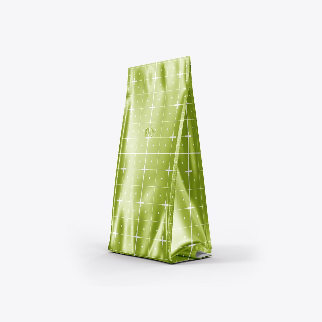 金属纸咖啡袋包装展示样机图 Set Metallic Paper Coffee Bag Mockup 样机素材 sucaiwan.com