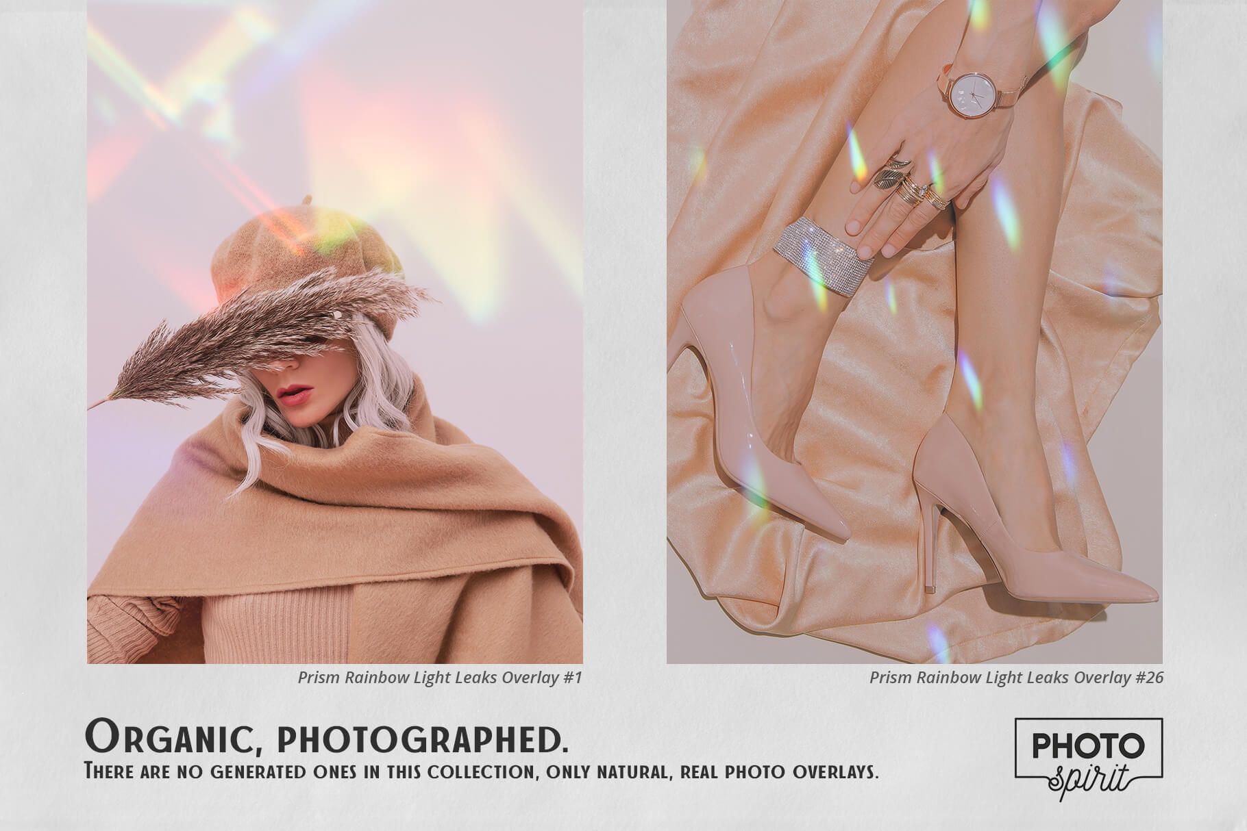 44个摄影后期棱镜彩虹光泄漏迭加JPG迭加素材 Prism Rainbow Light Leaks Overlays 图片素材 sucaiwan.com