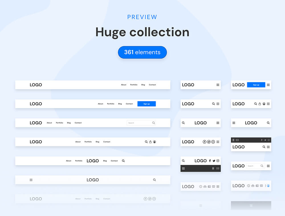 桌面和移动版本线框图UI套件 APP UI sucaiwan.com