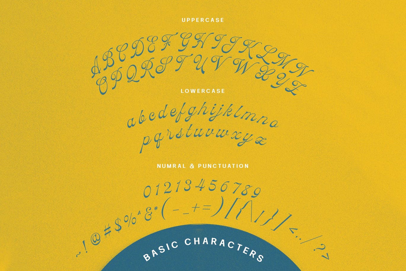 70年代风格音符字体素材 Hulahoy Typeface 设计素材 sucaiwan.com