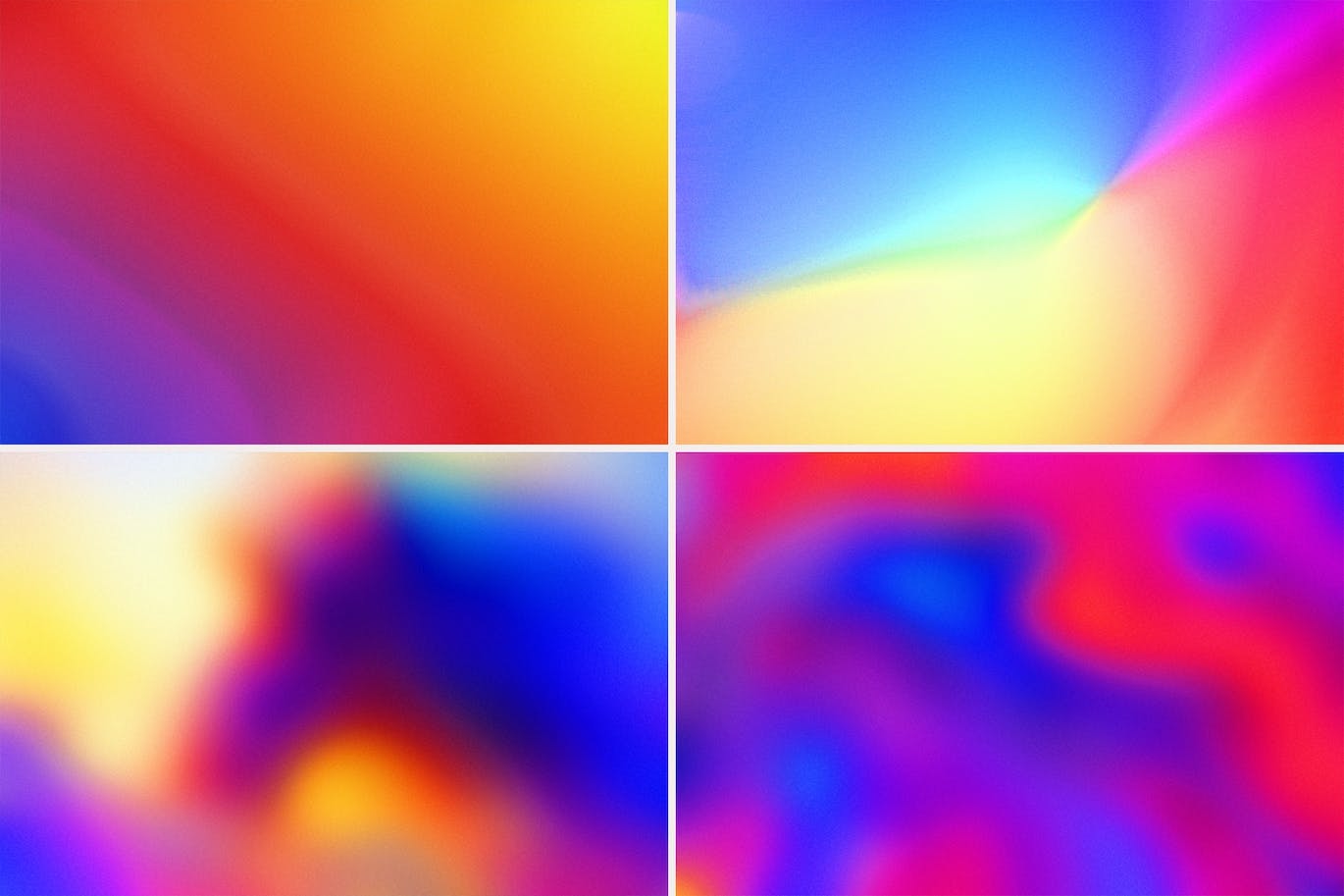 生动的颗粒感渐变纹理 Vivid Grainy Gradient Textures 图片素材 sucaiwan.com