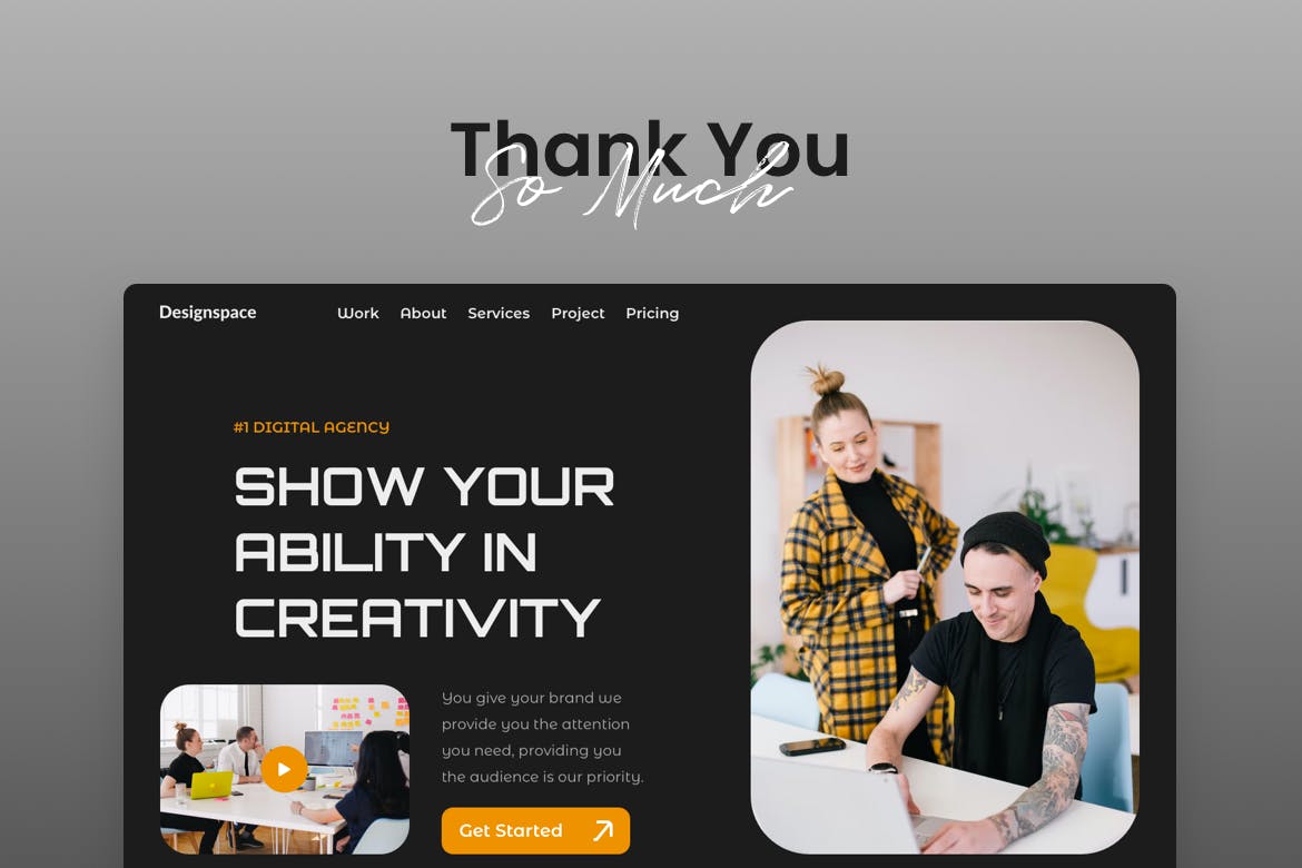 利基营销活动网站着陆页设计模板 Landing Page Design Template APP UI sucaiwan.com