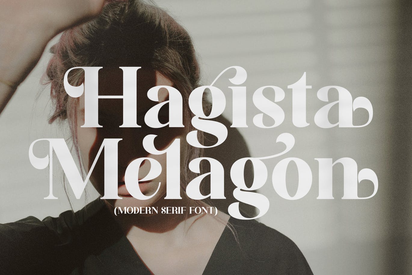 海报设计衬线字体素材 Hagista Melagon Serif Font 设计素材 sucaiwan.com