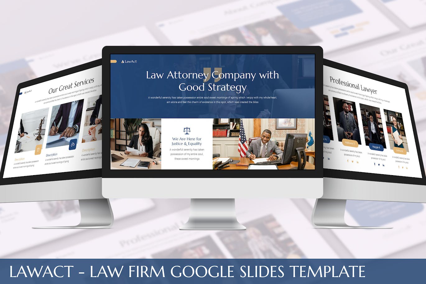 律师事务所Google幻灯片模板素材 Lawact – Law Firm Google Slides Template 幻灯图表 sucaiwan.com