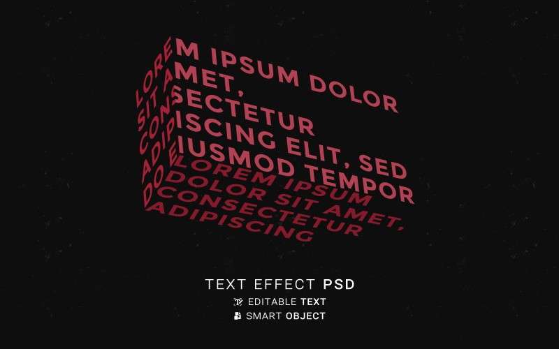 21个3D立体扭曲PS图层文本样式 插件预设 sucaiwan.com