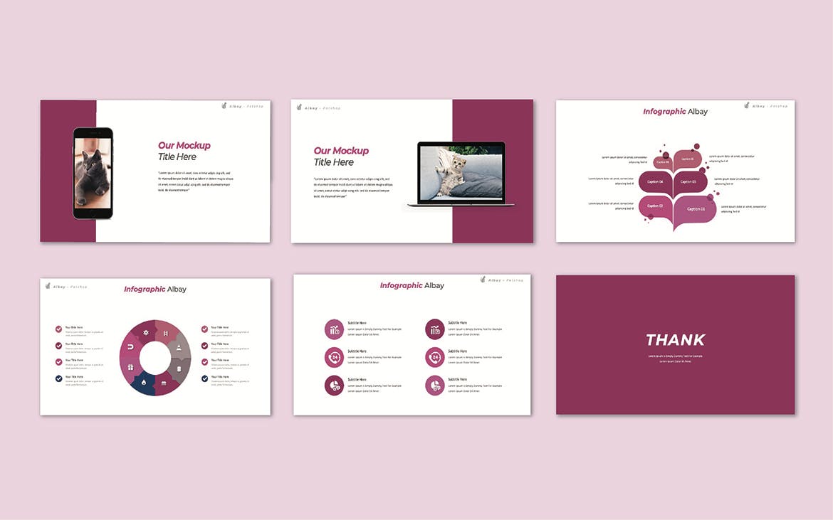 宠物种类介绍Powerpoint模板下载 Albay Petshop PowerPoint 幻灯图表 sucaiwan.com