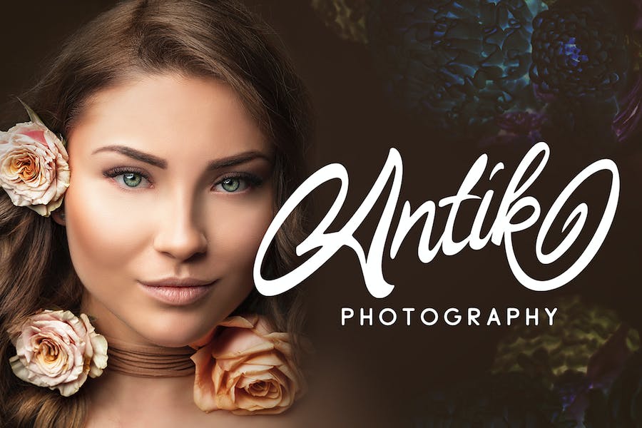 现代脚本手写字体素材 设计素材 sucaiwan.com