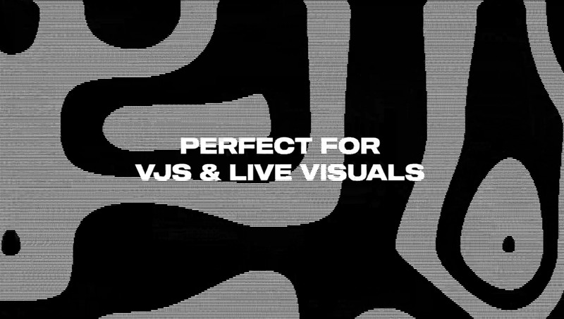 44个酒吧夜场新潮迷幻感抽象噪点VJ纹理无缝循环视频素材 Steven Mcfarlane Minimal Noise Loops 影视音频 sucaiwan.com