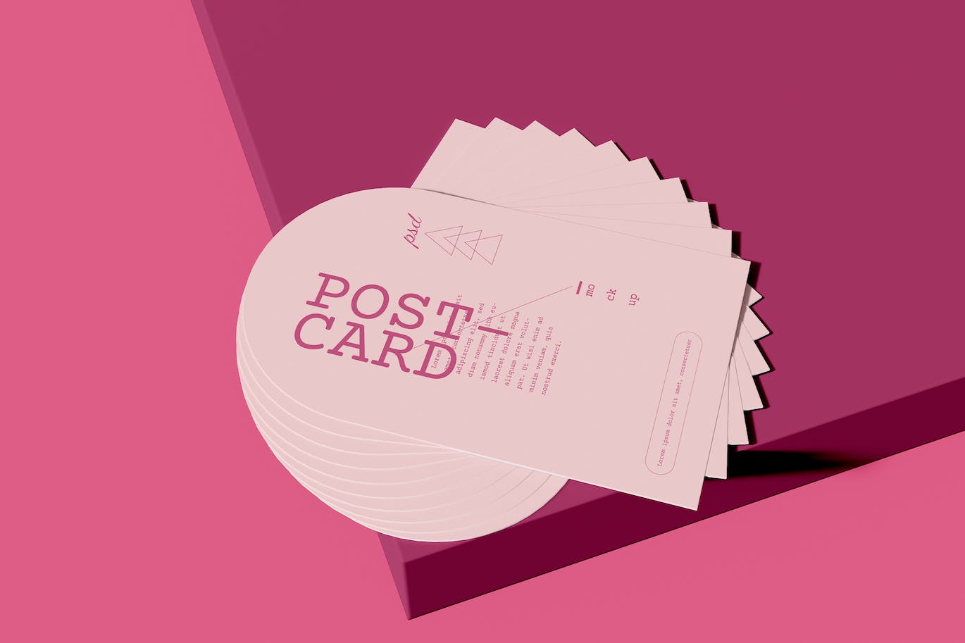 螺旋拱形名片展示样机psd模板 Business Cards Mockup 样机素材 sucaiwan.com