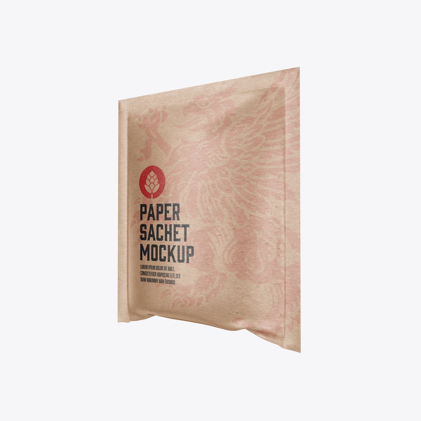 牛皮纸袋包装设计样机图 Kraft Sachet Mockup 样机素材 sucaiwan.com