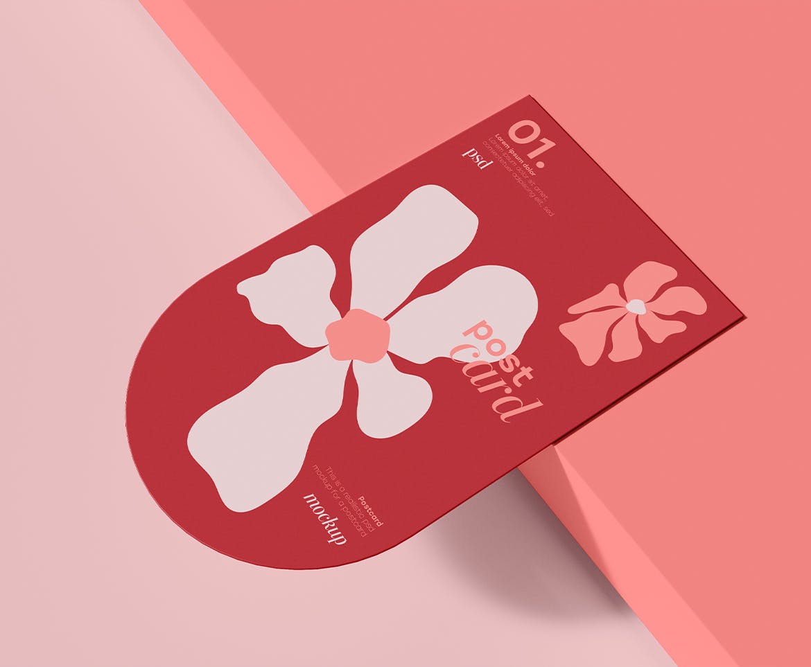 拱形名片展示样机psd模板 Business Card Mockup 样机素材 sucaiwan.com