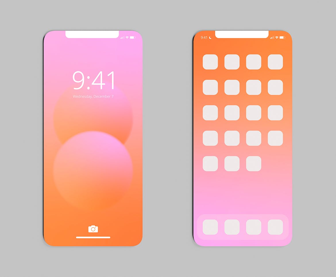 智能手机屏幕社交页面展示样机psd模板 Smartphone with Social Media Presentation Mockup 样机素材 sucaiwan.com