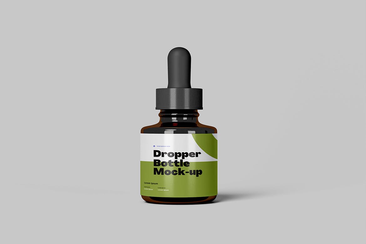 滴管瓶包装设计样机图v2 Dropper Bottle Mock-up v.2 样机素材 sucaiwan.com