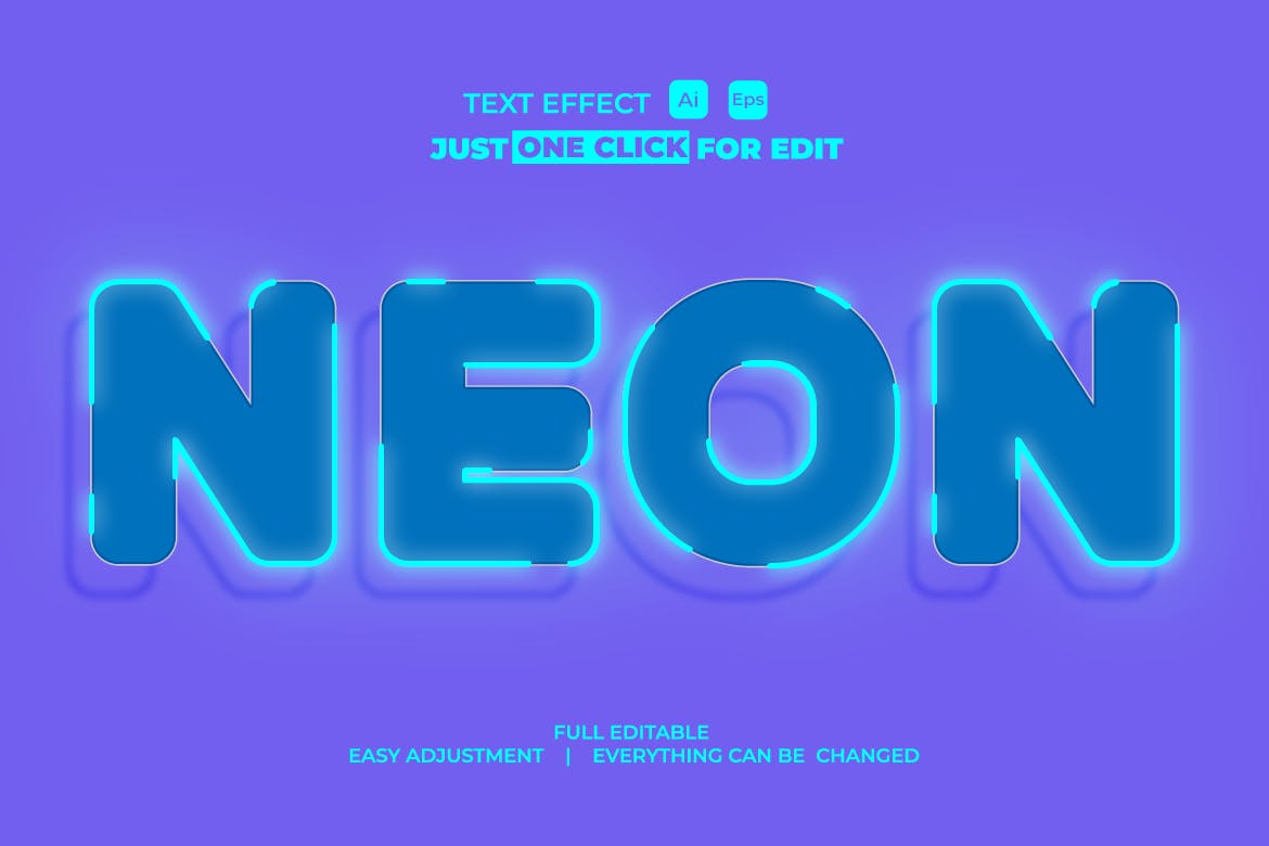 3D霓虹矢量文本/文字效果样式素材v30 Text Effect Vol 30 插件预设 sucaiwan.com