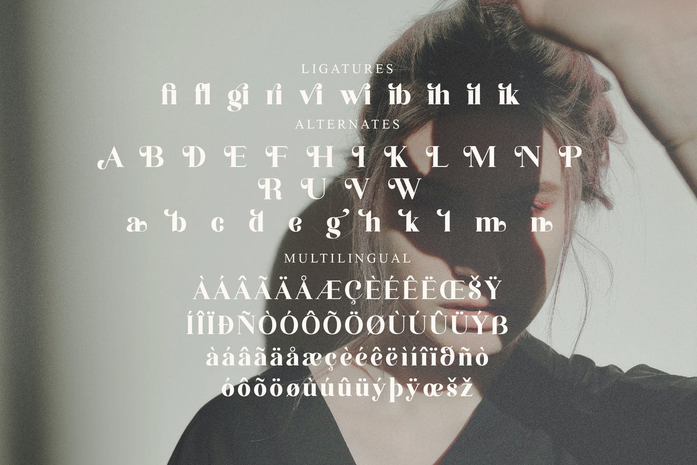 海报设计衬线字体素材 Hagista Melagon Serif Font 设计素材 sucaiwan.com