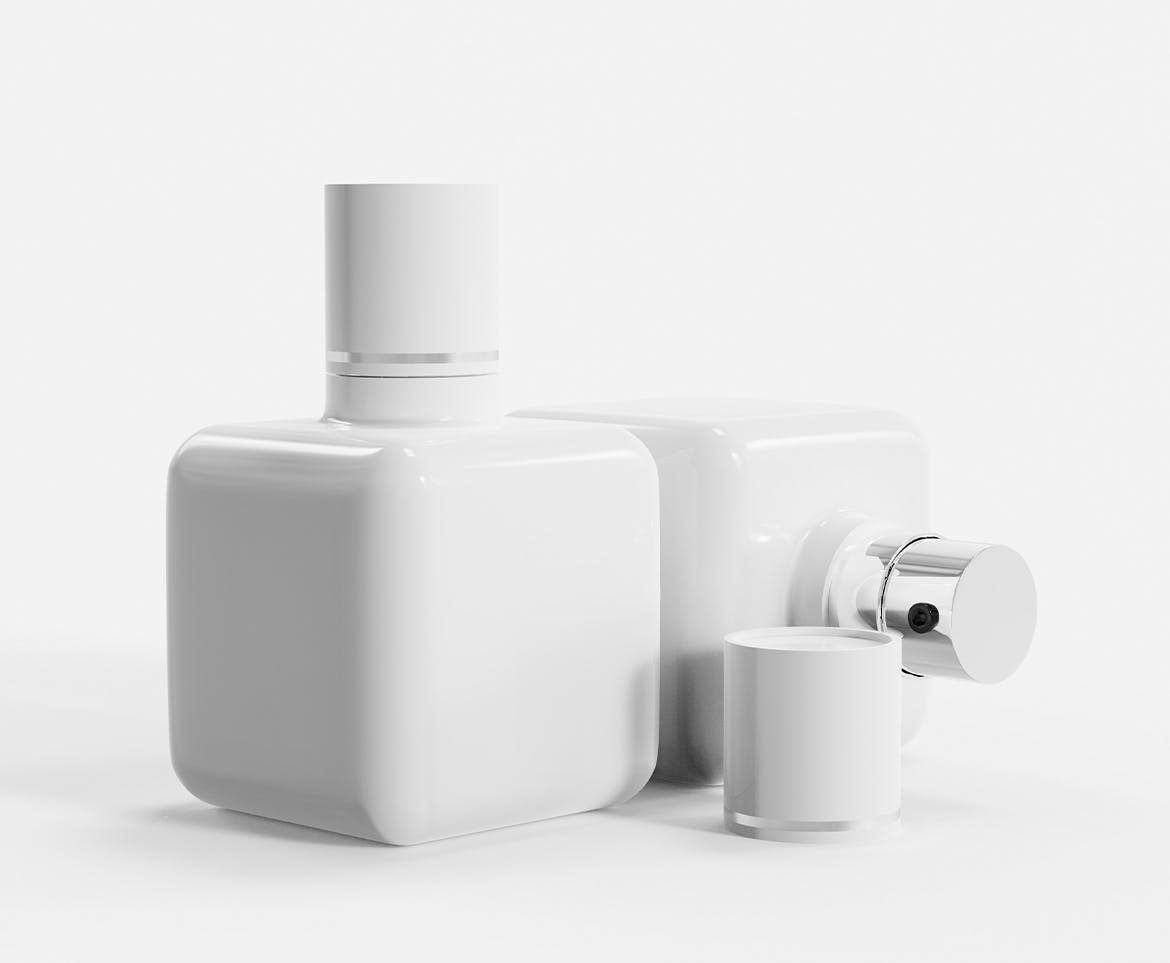 香水瓶品牌包装展示样机psd模板v1 Perfume Bottle Mockup 样机素材 sucaiwan.com