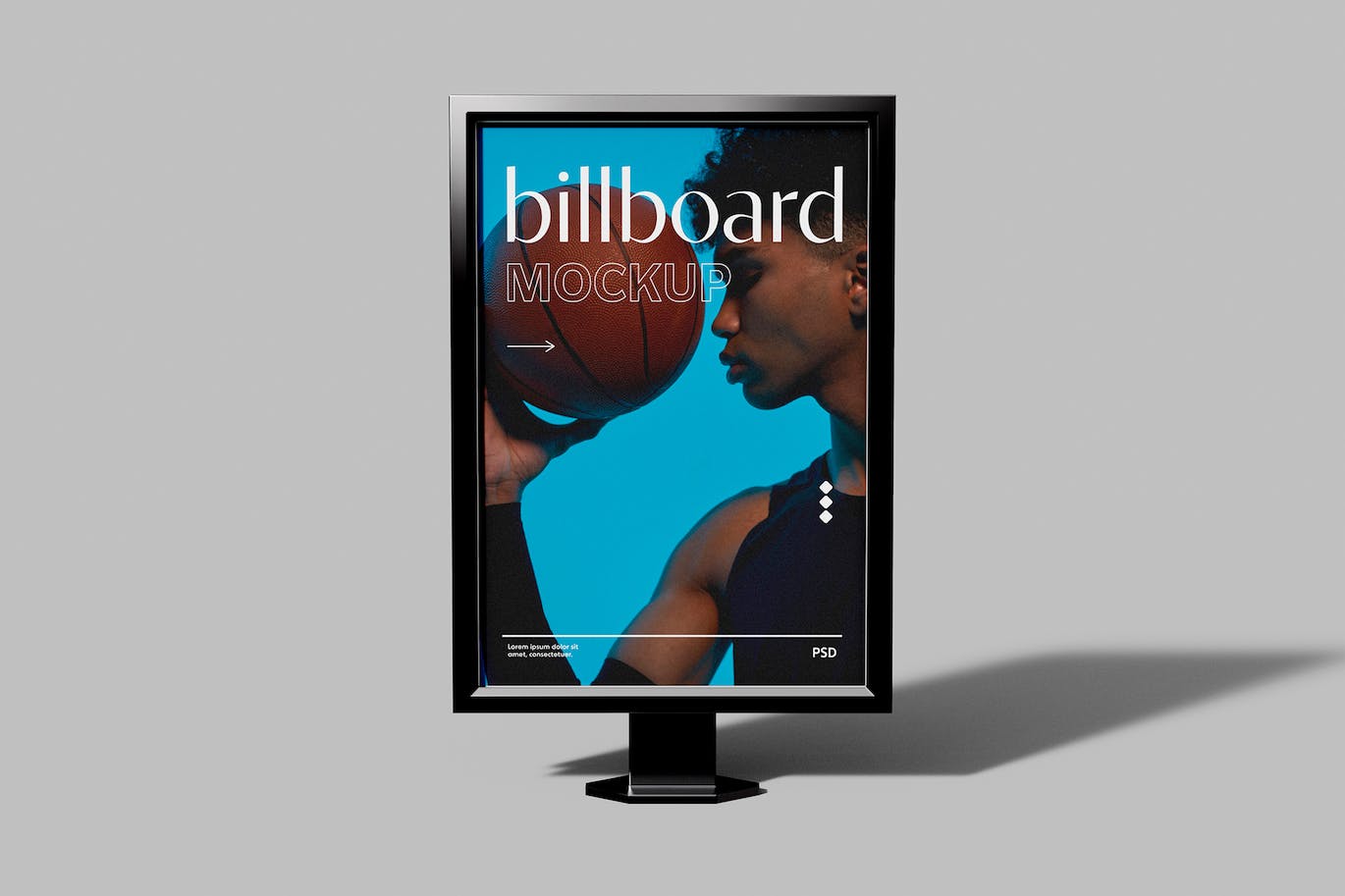灯箱海报广告牌样机psd模板 Billboard Mockup 样机素材 sucaiwan.com