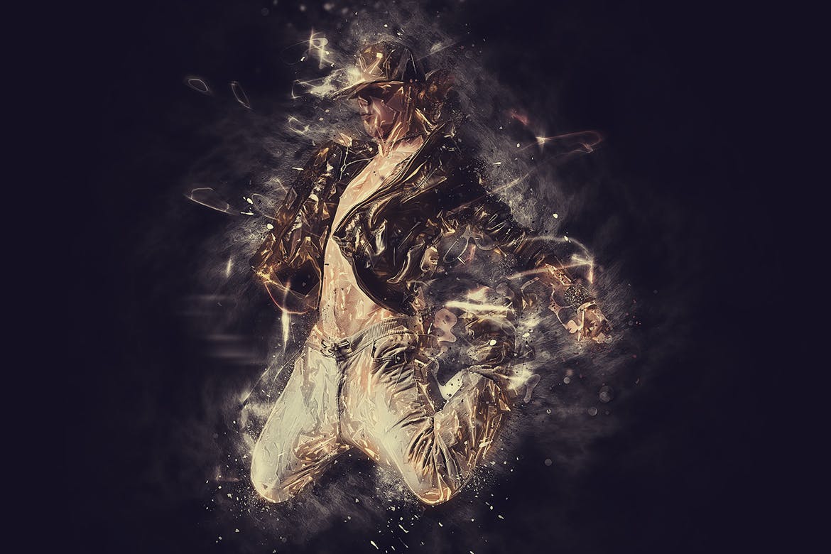 狂暴效果照片处理Photoshop动作 Fury Photoshop Action 插件预设 sucaiwan.com