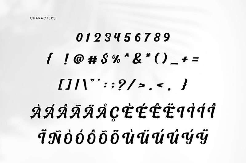 Cunda现代粗线条英文字体，免费可商用 设计素材 sucaiwan.com