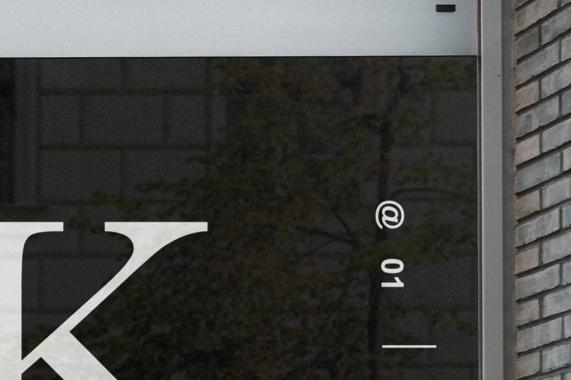 商店橱窗Banner广告样机图psd模板 Store Window Banner Mockup 样机素材 sucaiwan.com