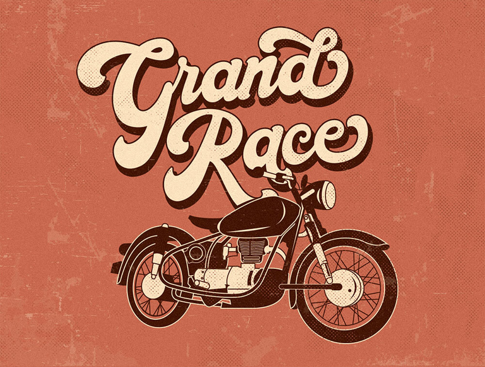 复古3D粗体字体素材 设计素材 sucaiwan.com