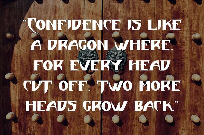 Caster恐怖海报英文字体 设计素材 sucaiwan.com