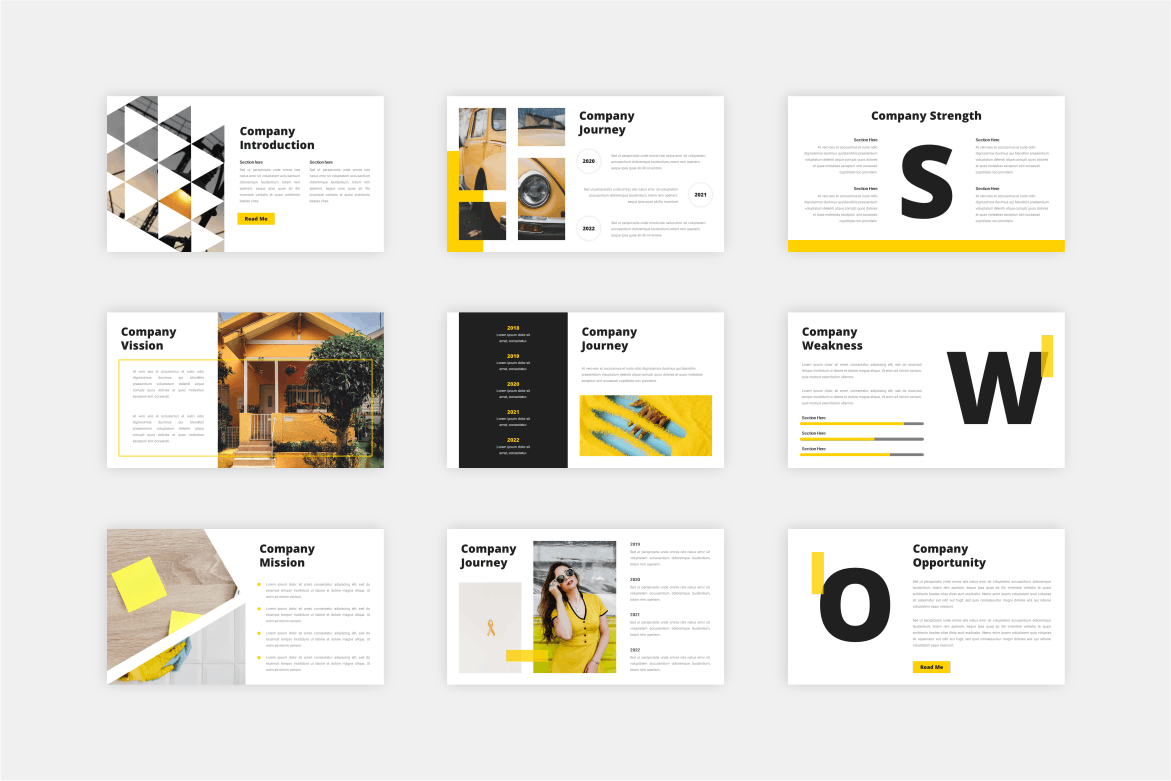 现代多用途Google幻灯片设计模板 Gundala – Modern Multipurpose Google Slides 幻灯图表 sucaiwan.com