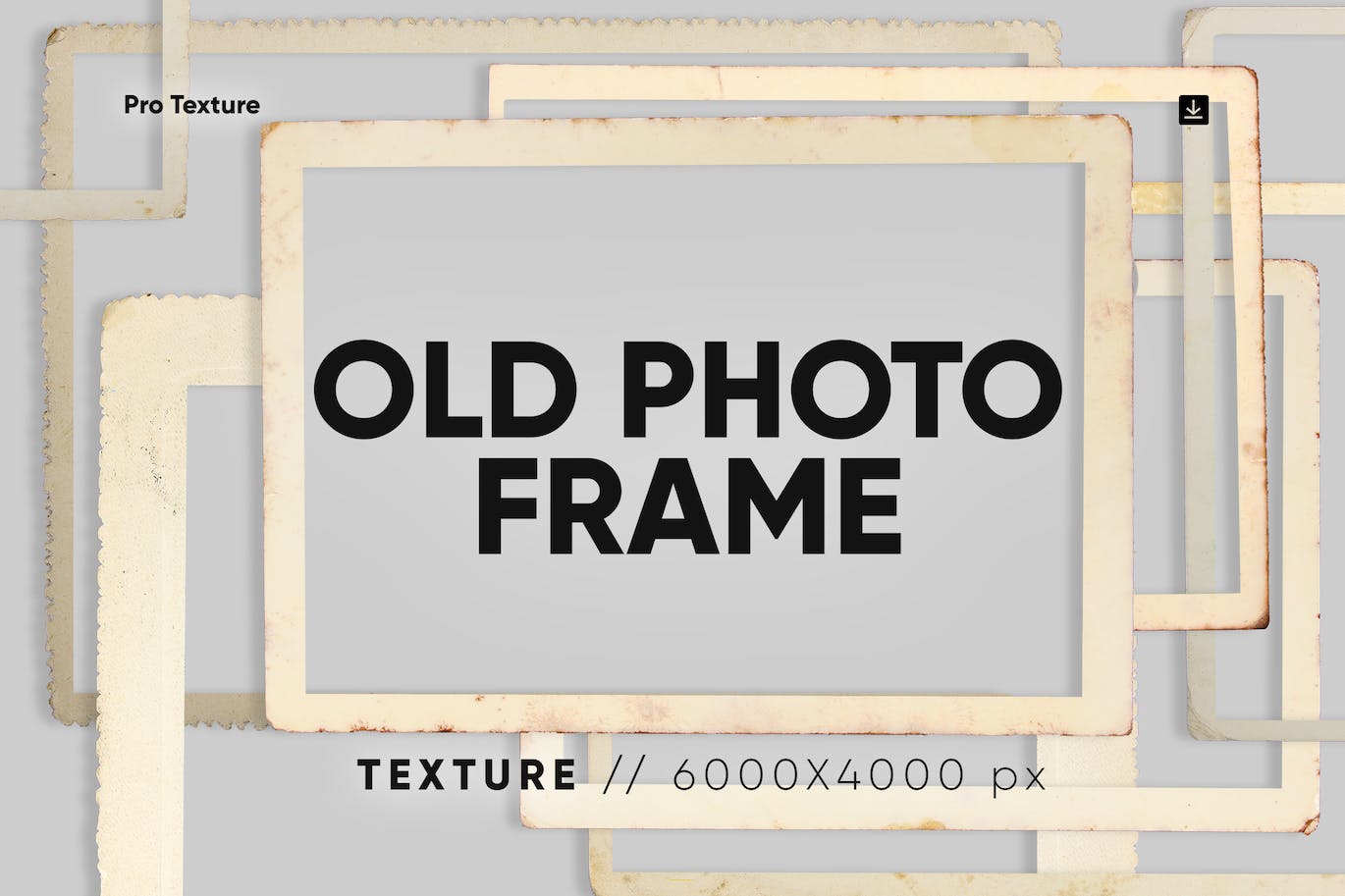 20个旧相框照片叠层素材 20 Old Photo Frame Overlay 设计素材 sucaiwan.com