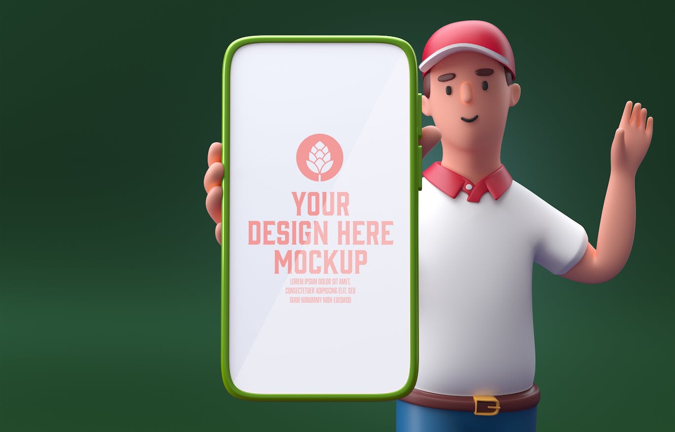 食品交付配送外卖品牌样机图psd素材 Set Fast Delivery Food Concept Mockup 样机素材 sucaiwan.com