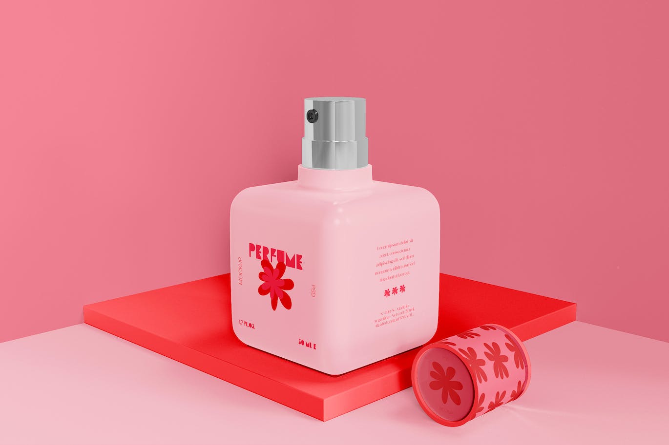 香水瓶品牌包装展示样机psd模板v4 Perfume Bottle Mockup 样机素材 sucaiwan.com