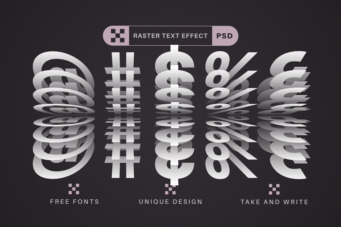 堆叠纸张文字效果字体样式 Paper Rustle – Editable Text Effect, Font Style 插件预设 sucaiwan.com