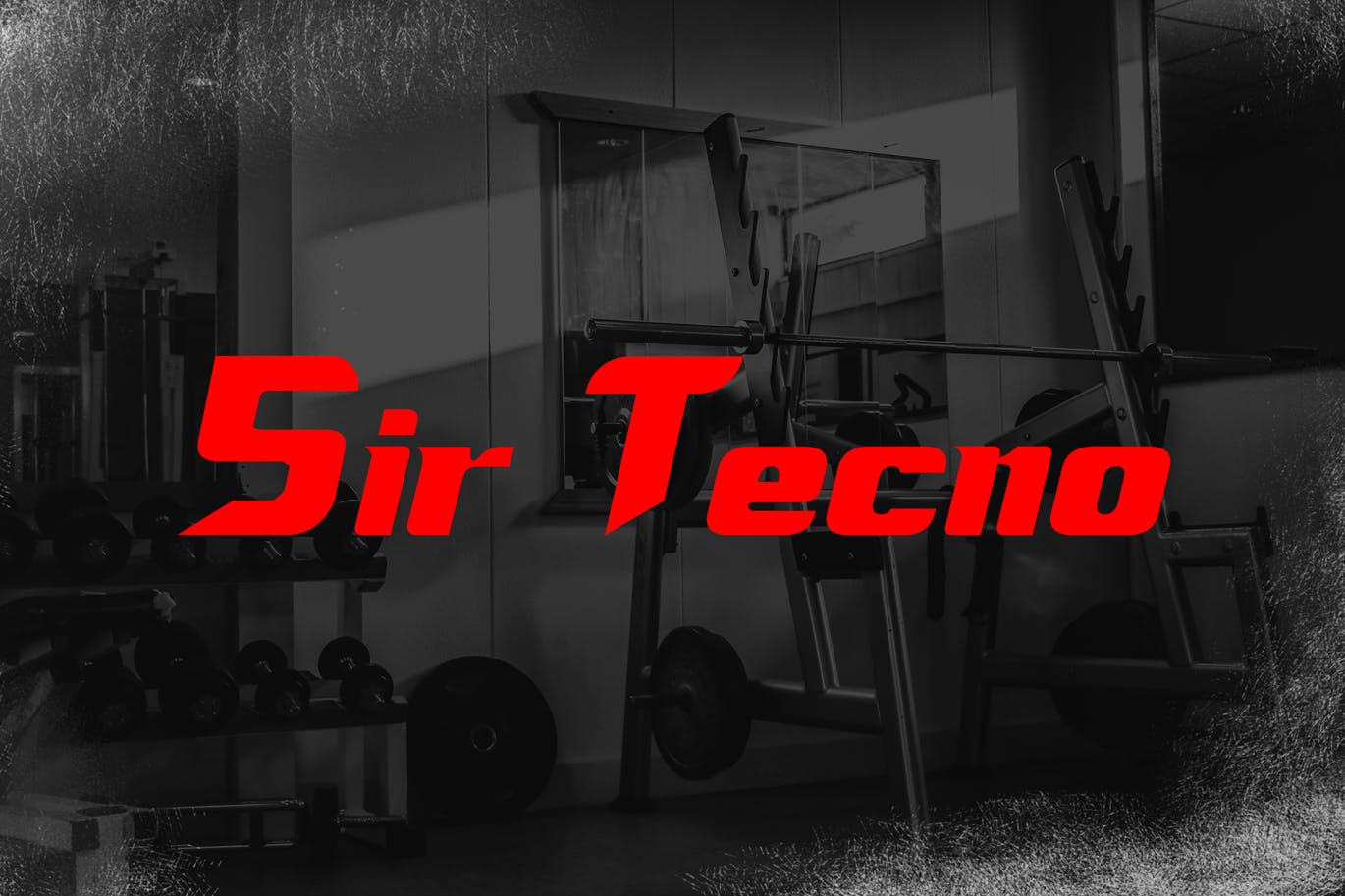 现代粗体显示字体 SirTecno Font 设计素材 sucaiwan.com