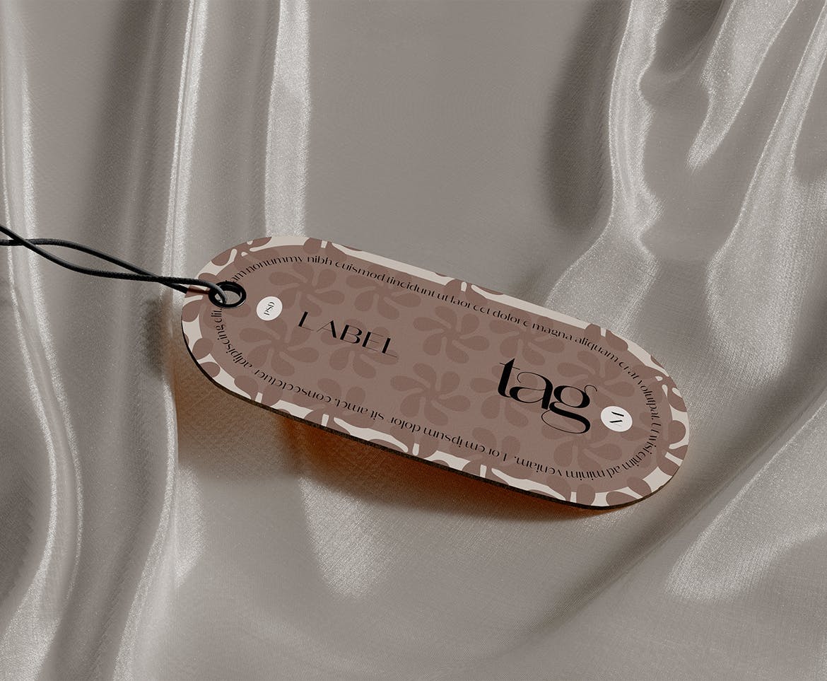 服装品牌/价格标签设计样机psd模板v2 Tag Mockup 样机素材 sucaiwan.com