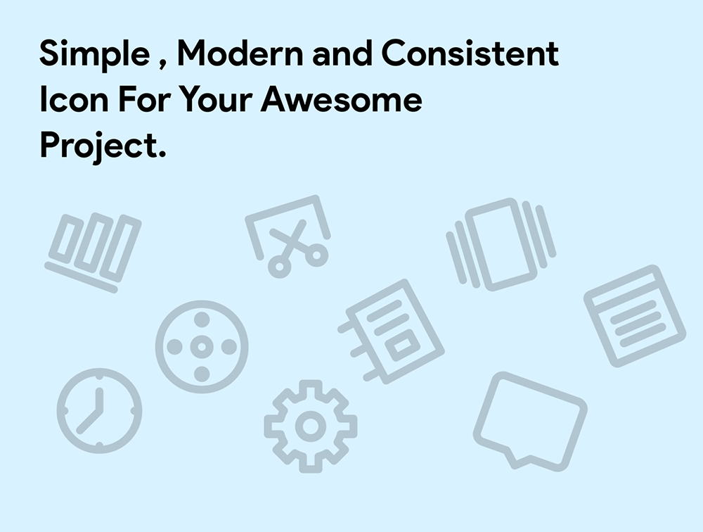 50枚用户界面线条矢量图标 图标素材 sucaiwan.com