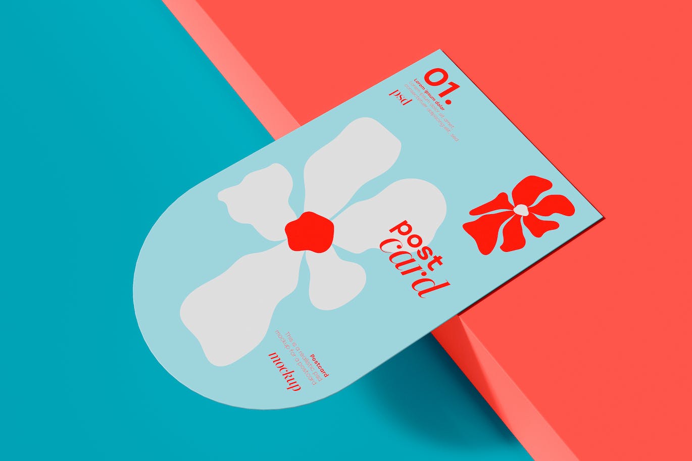 拱形名片展示样机psd模板 Business Card Mockup 样机素材 sucaiwan.com