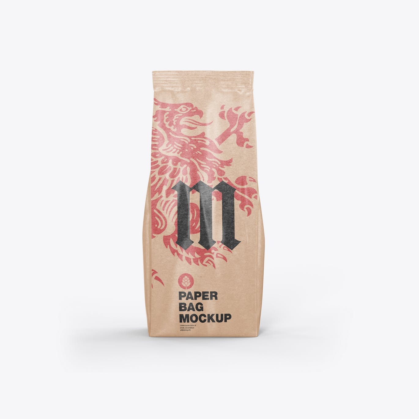 牛皮纸食品袋包装设计样机图 Pack Kraft Food Bag Mockup 样机素材 sucaiwan.com