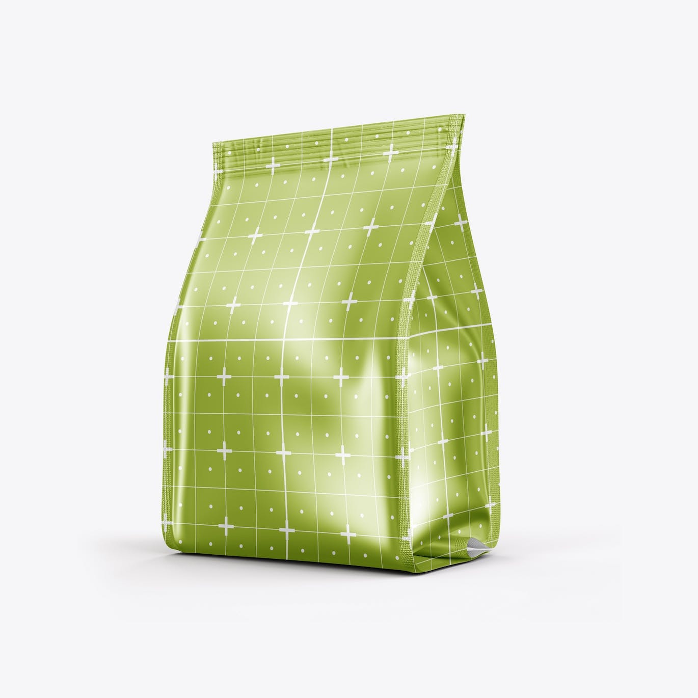 金属纸咖啡袋包装样机图 Pack Metallic Paper Coffee Bag Mockup 样机素材 sucaiwan.com