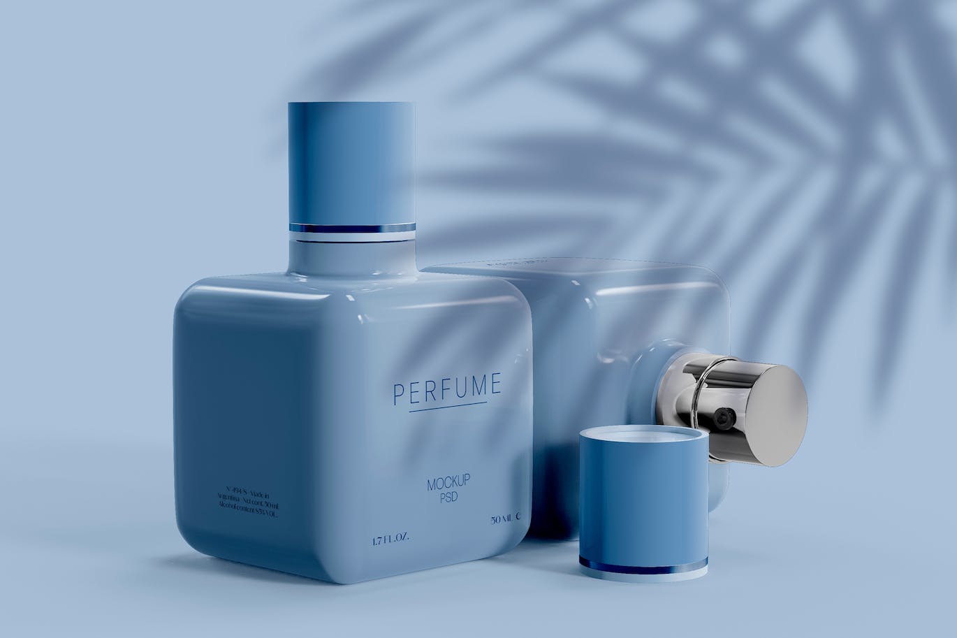 香水瓶品牌包装展示样机psd模板v1 Perfume Bottle Mockup 样机素材 sucaiwan.com