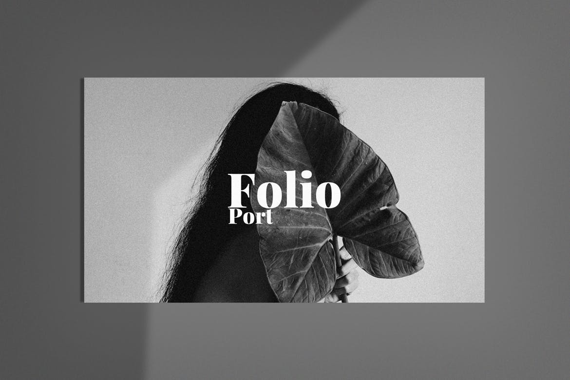 极简作品产品展示谷歌幻灯片创意模板 Minimal Portfolio Google Slides Template 幻灯图表 sucaiwan.com